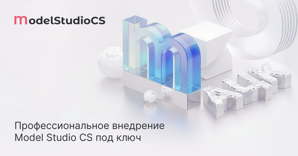 Профессиональное внедрение Model Studio CS под ключ