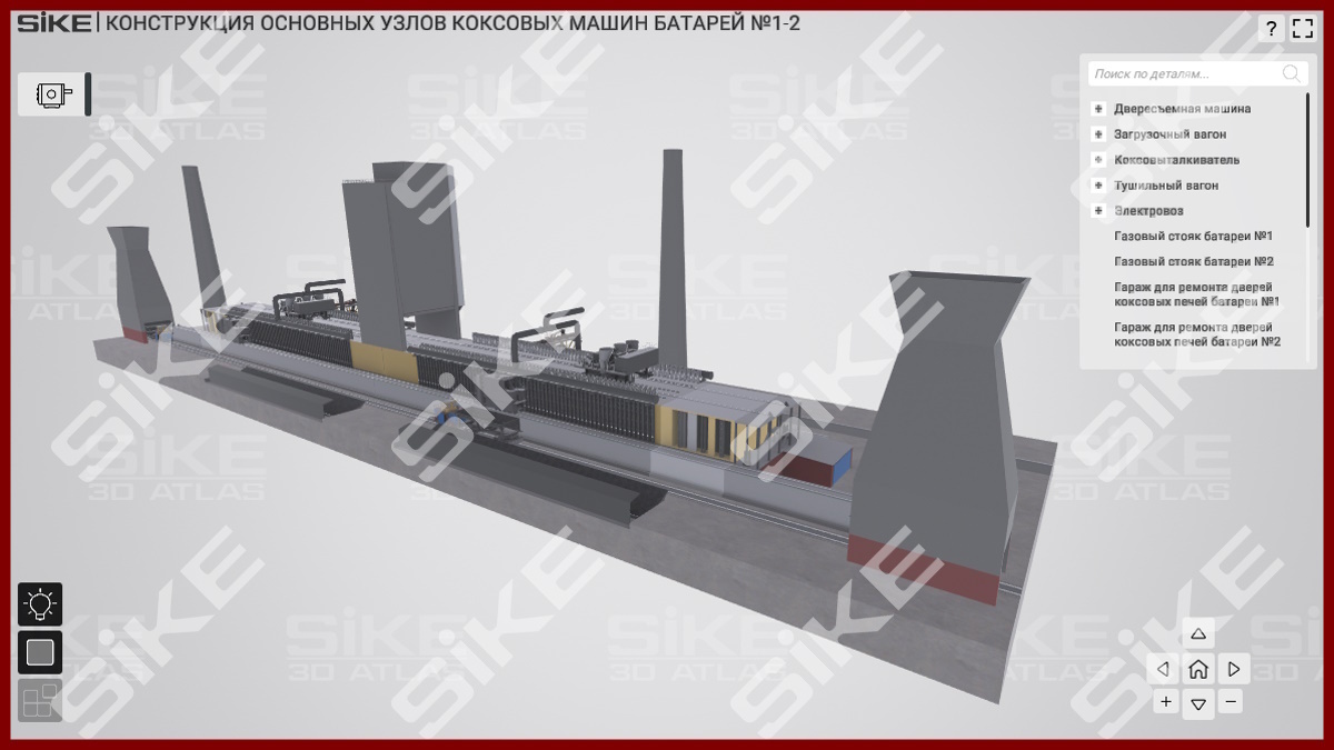 Устройство коксовых машин — SIKE Интерактивный тренажер (3D Атлас 2.0) для  изучения оборудования