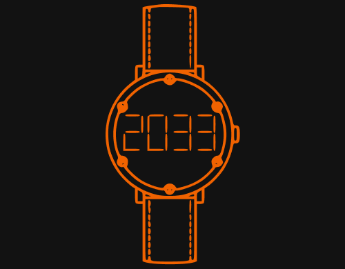 Наручные ламповые часы «Нумитрон» на лампах ИВ-16