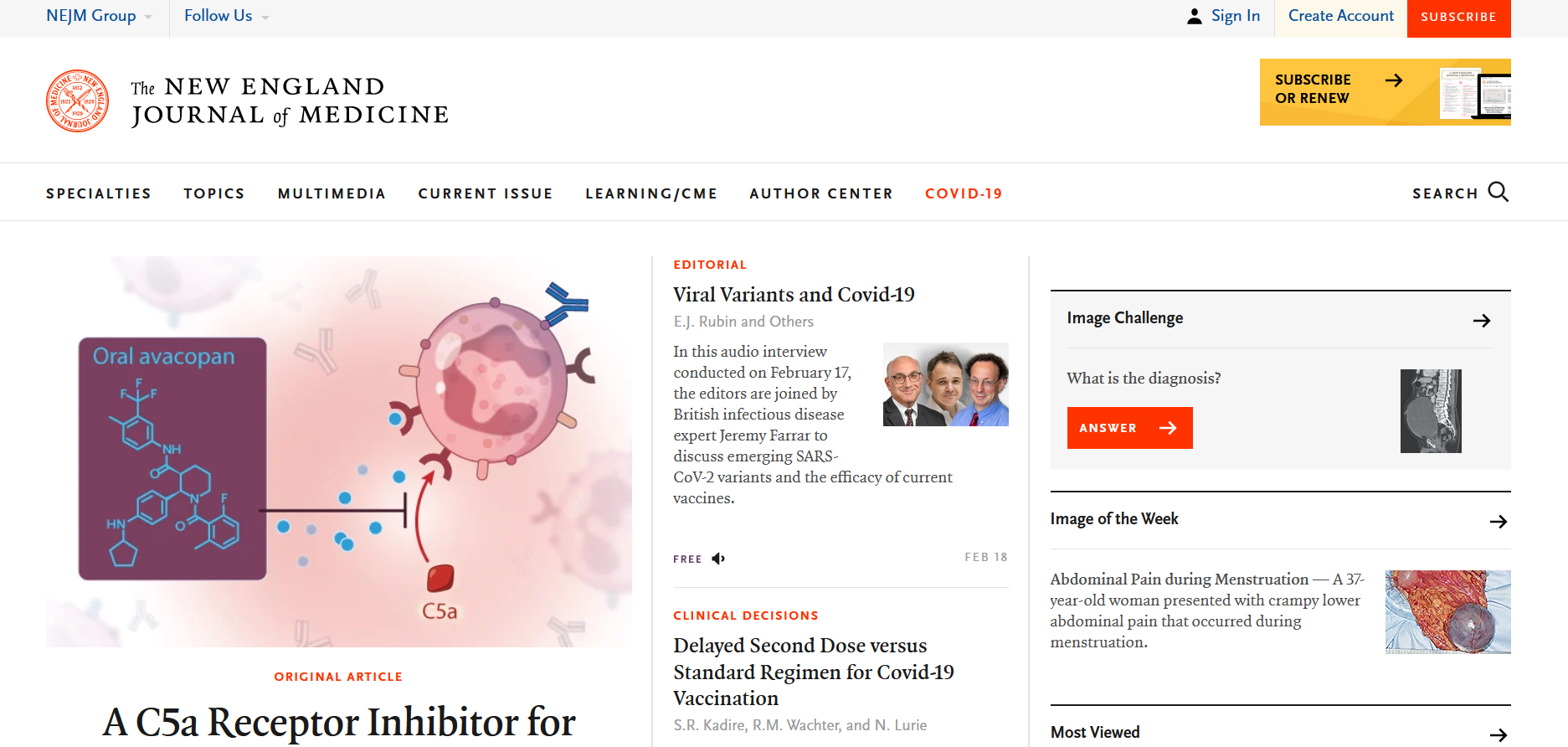 The New England Journal of Medicine