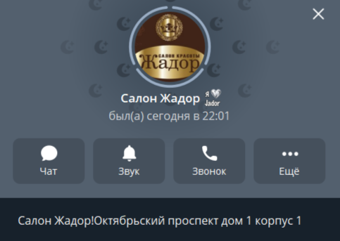 Главный экран SalesBot