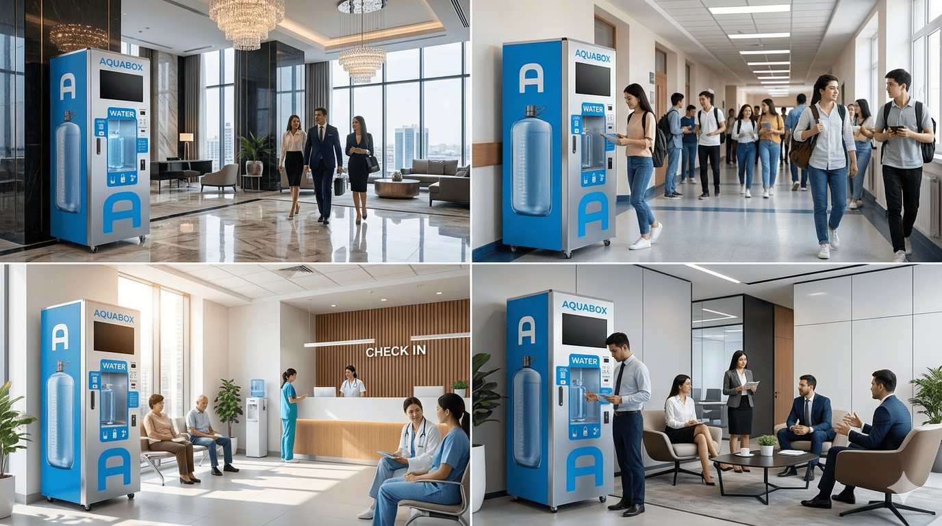 Universal Water Business Locations in Uzbekistan | Aquabox