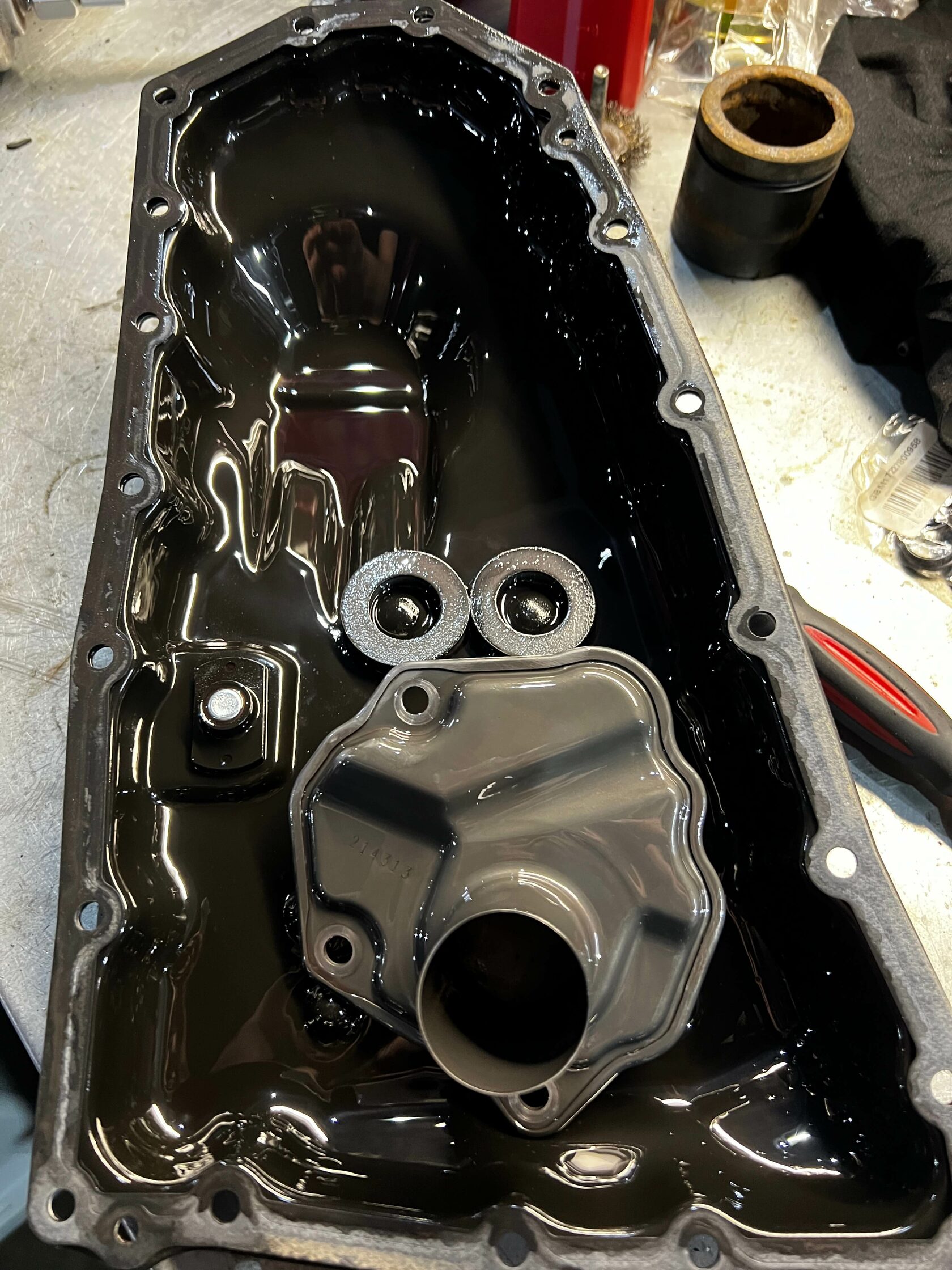 Состояние магнитов в поддоне вариатора