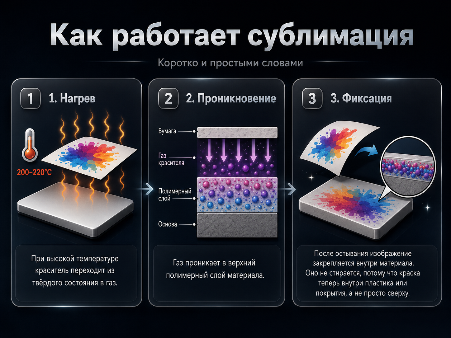 Схема сублимации