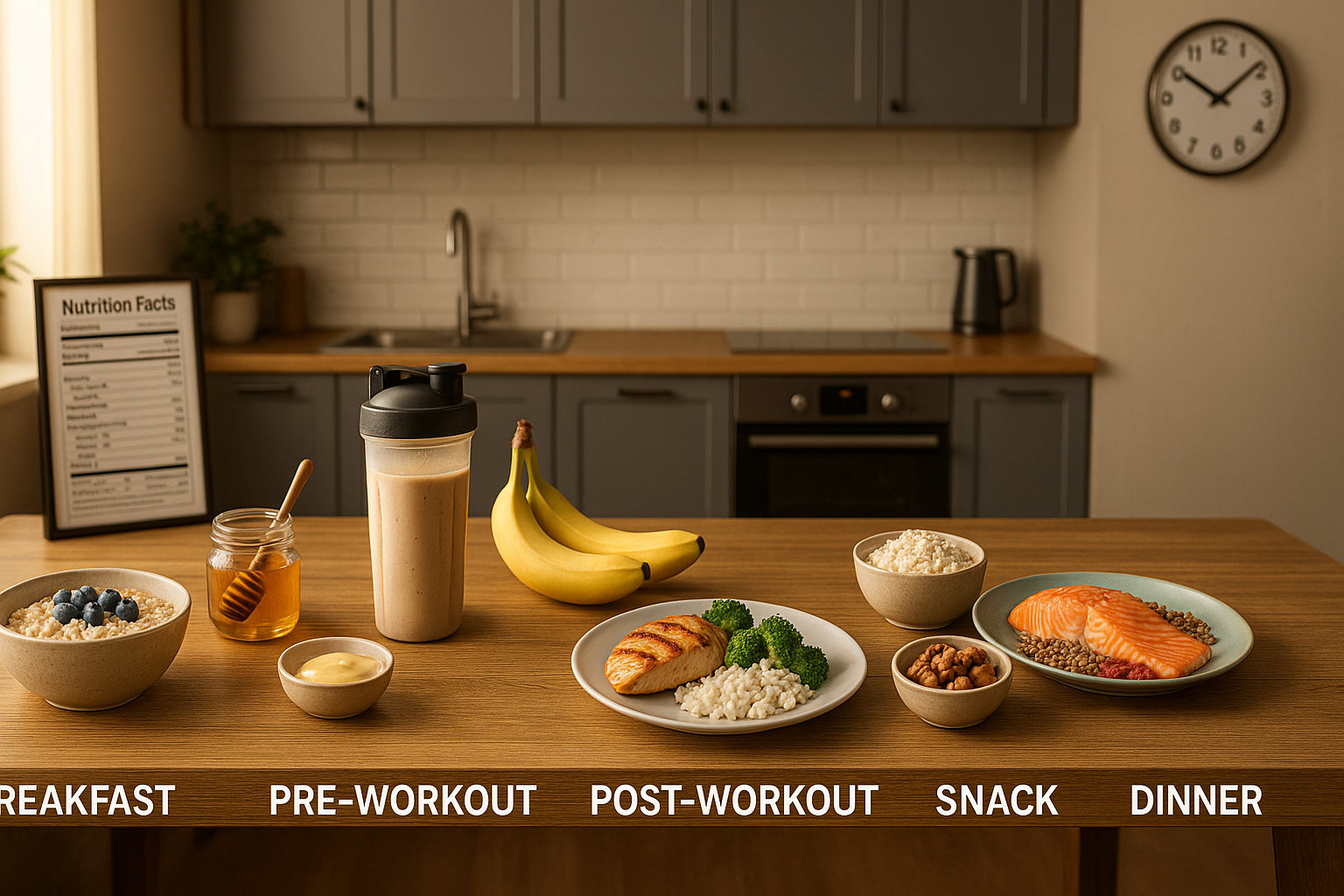  Белки, углеводы и время приема пищи для силовиков