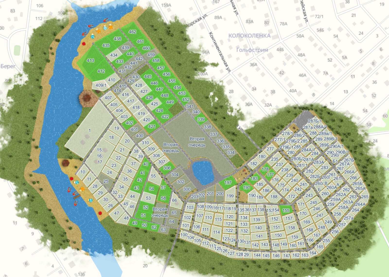 Речной - клубный коттеджный посёлок Истра