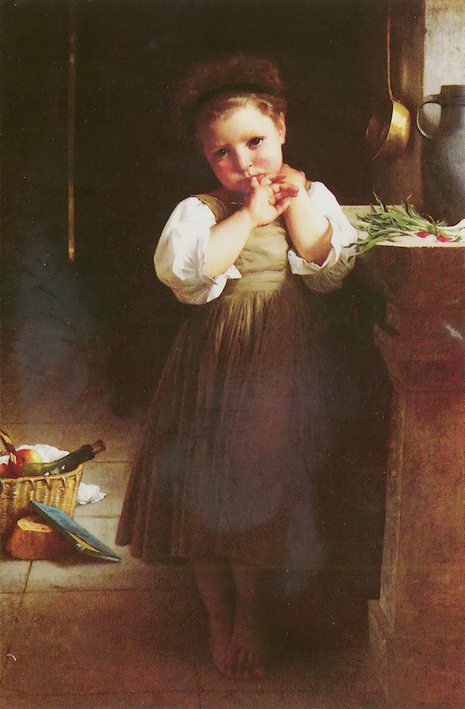Вильям Бугро, «Маленькая обиженная», 1871
