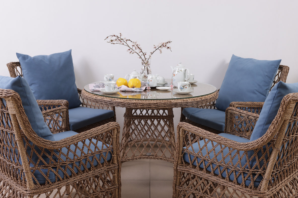 Плетеная уличная мебель из искусственного ротанга