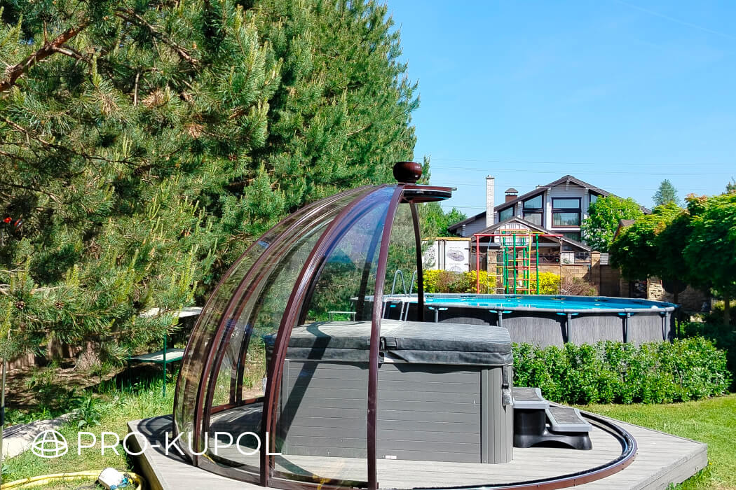 Купол для бассейна, купольный павильон для бассейна