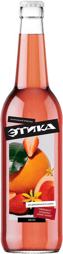 Лимонад Этика Грейпфрут, клубника, иланг-иланг