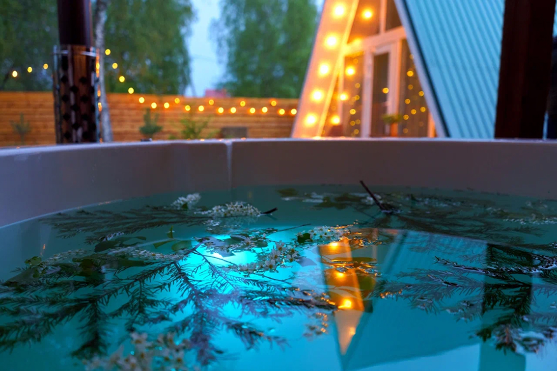 Афрейм хеппи домики для отдыха с баней и купелью