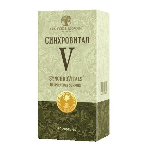 Хронобиологическая защита - «Синхровитал V», 60 капсул