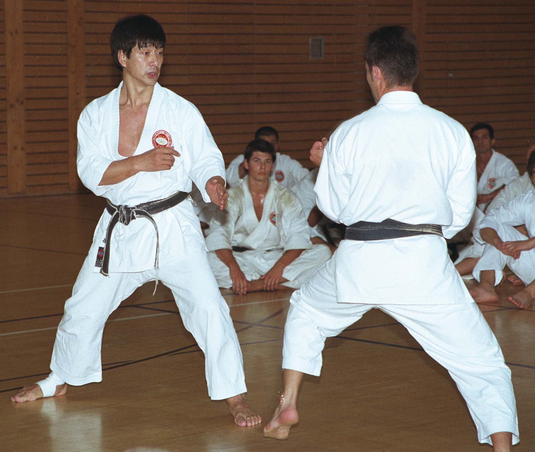 Hitoshi Kasuya (chief instructor of the World Shotokan Karate-do Federation)