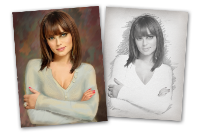 авторская обработка под живопись