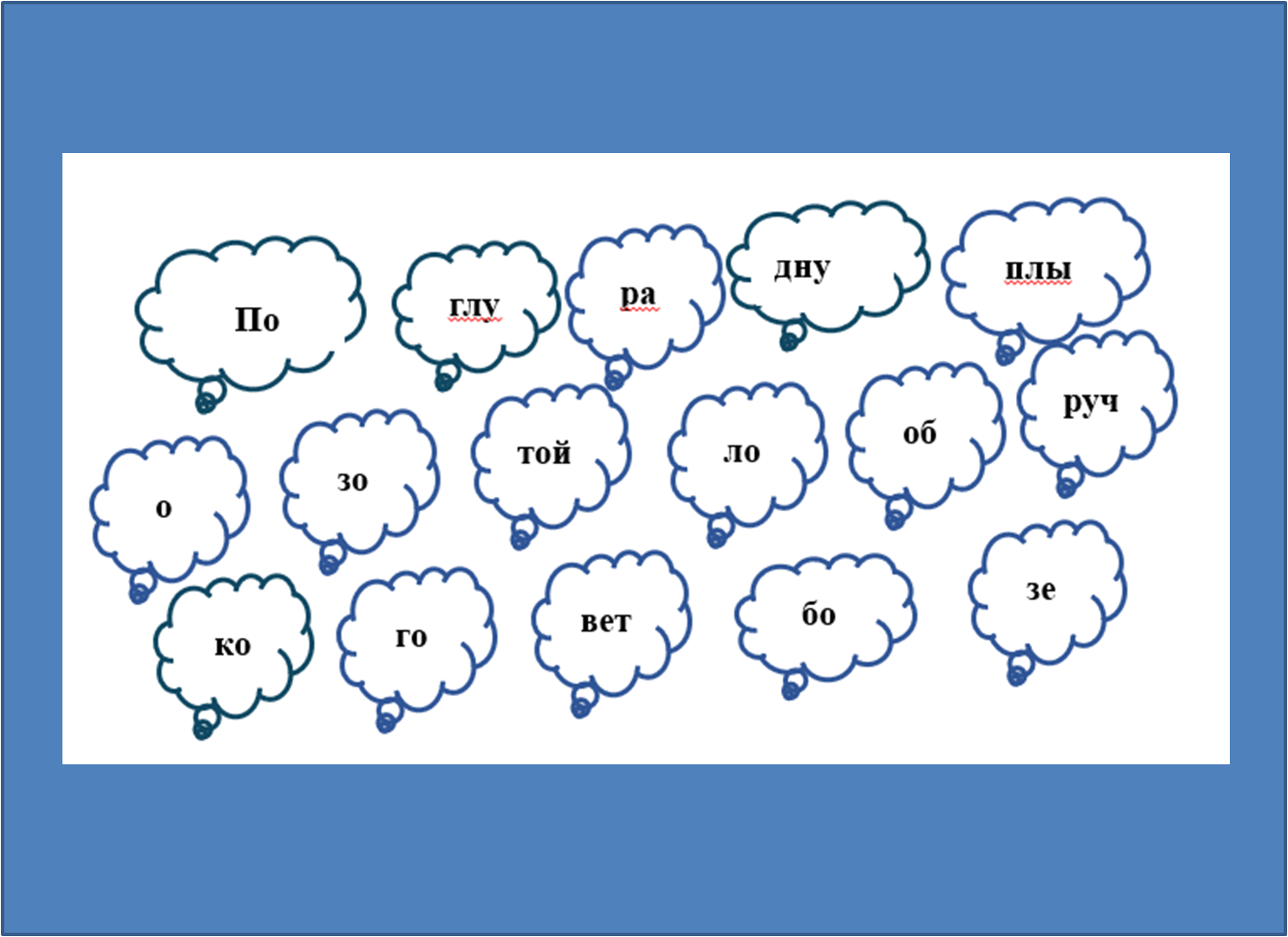 Загадка по слогам
