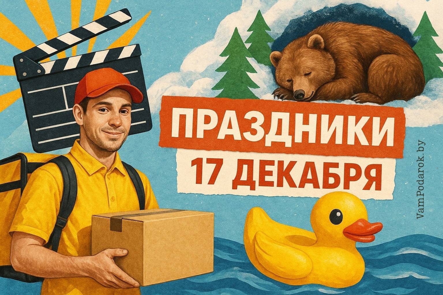 Праздники 17 декабря 2025 года – открытки и картинки