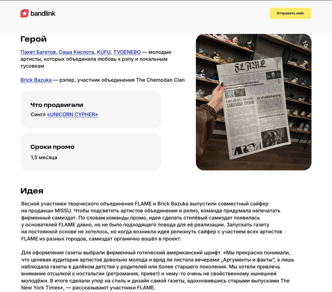Идея кампании и что продвигали
