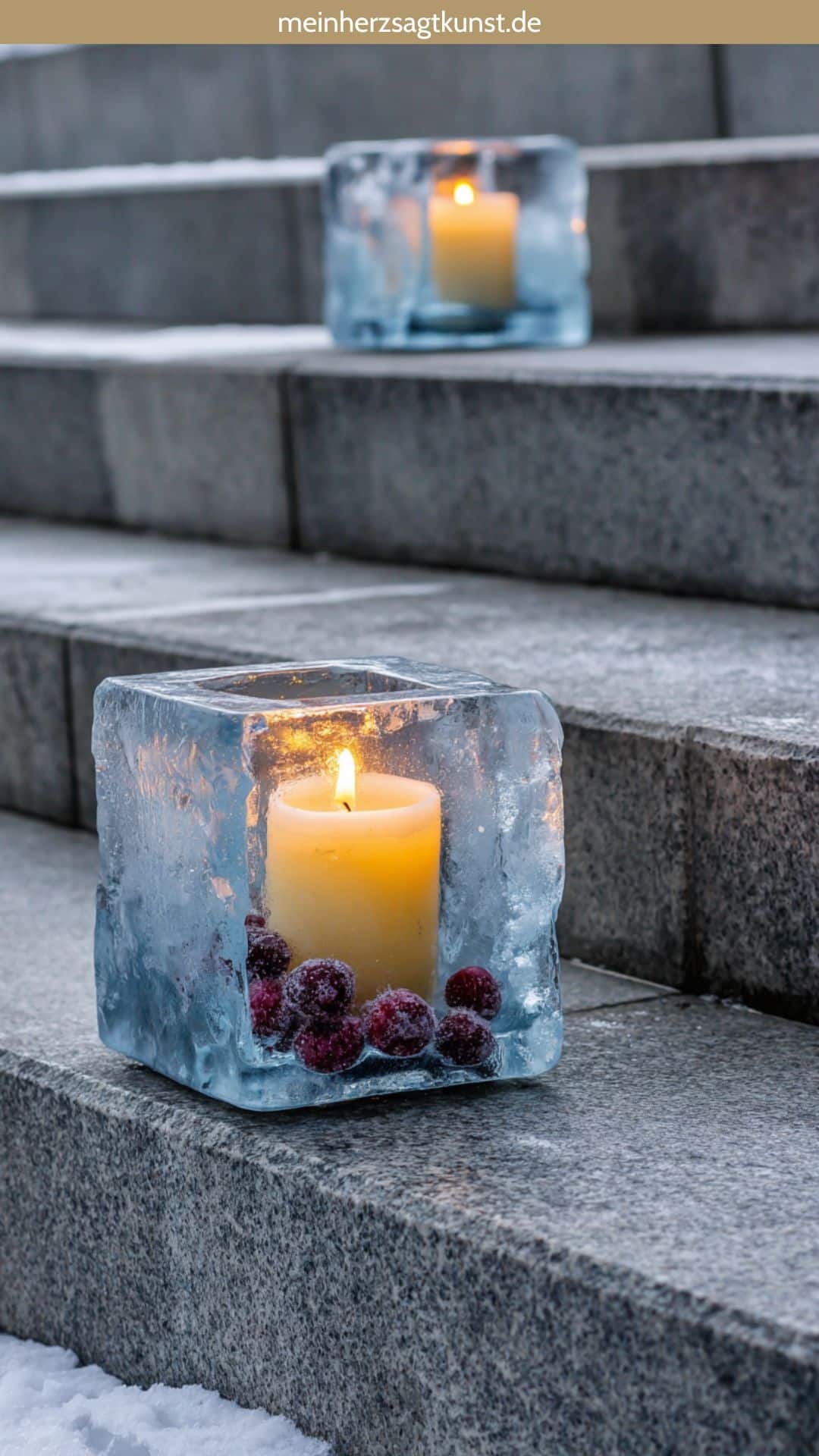 Мимолетная магия ледяных фонарей