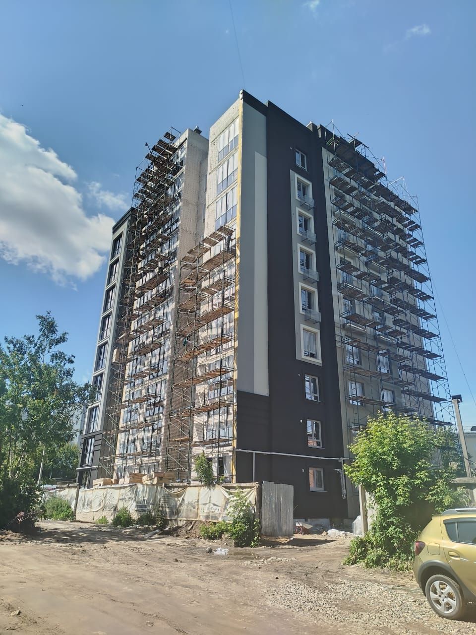 Ход строительства