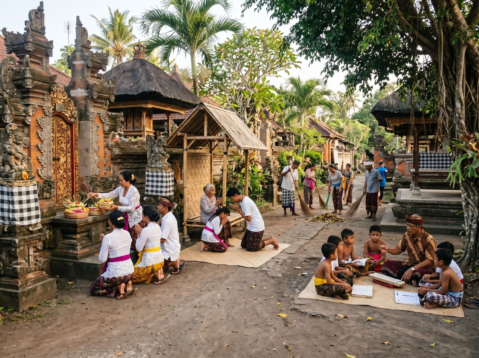 Panca Yadnya dalam kehidupan Hindu Bali sehari hari