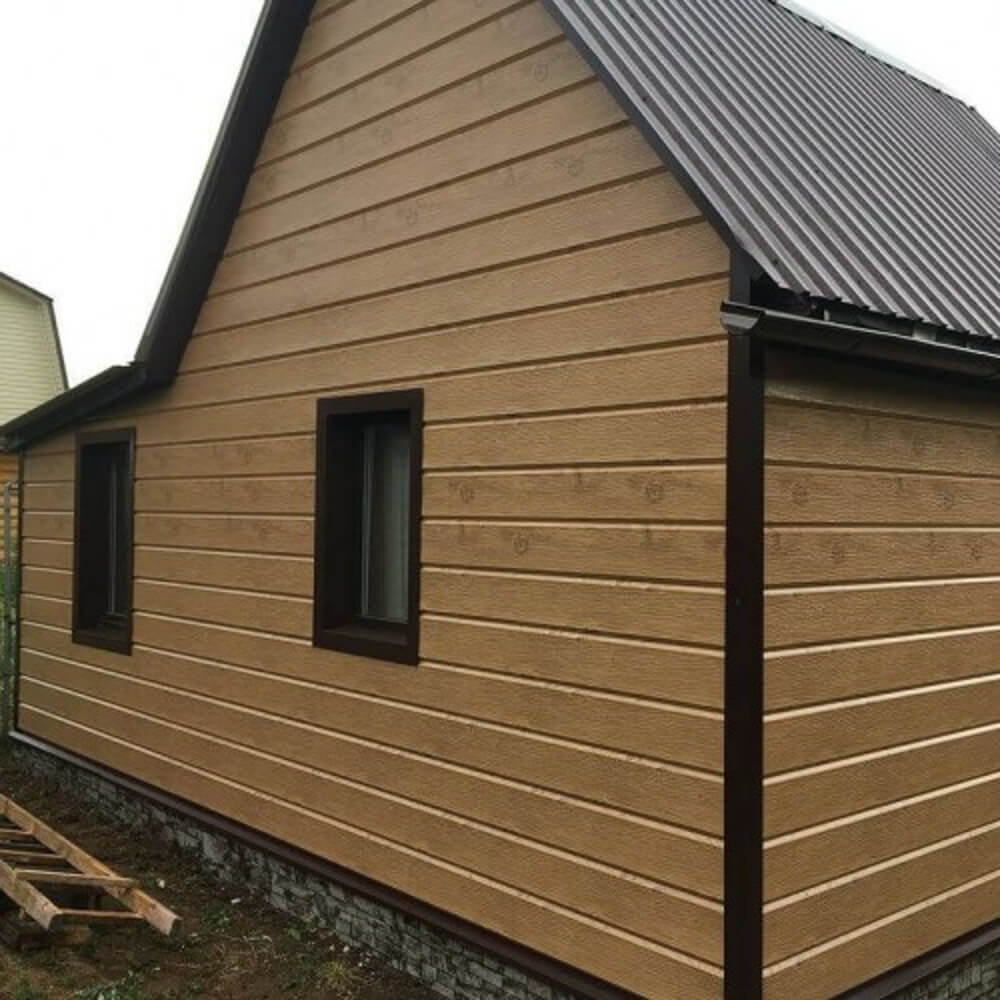 Фото Домов Из Сайдинга Под Брус фото 17