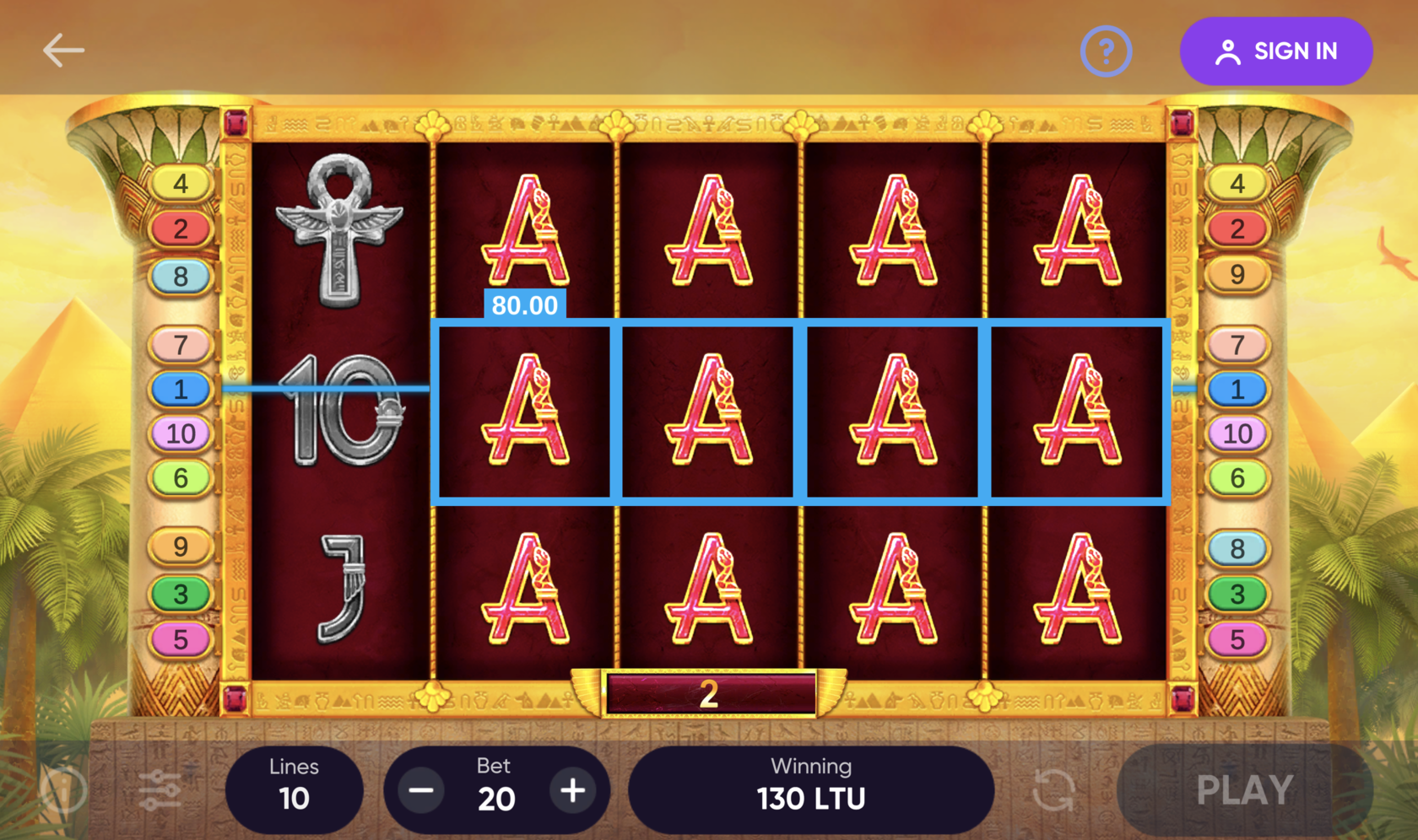 Lotterium, the Book of Treasures slot