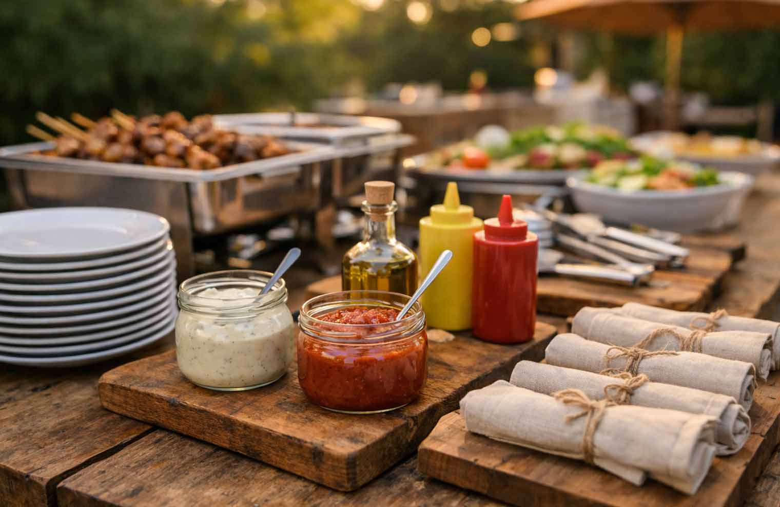 Шашлык и соусы на мангале – Furset BBQ кейтеринг