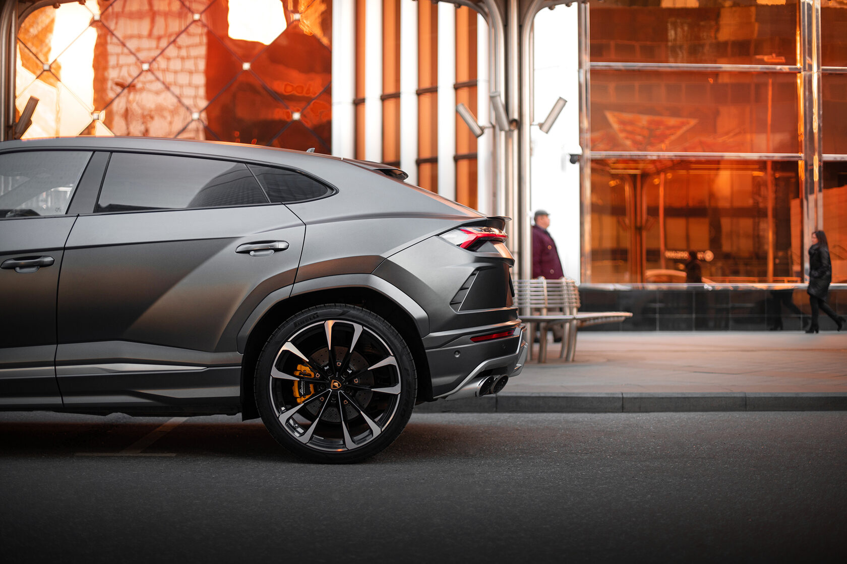 Lamborghini Urus черный матовый