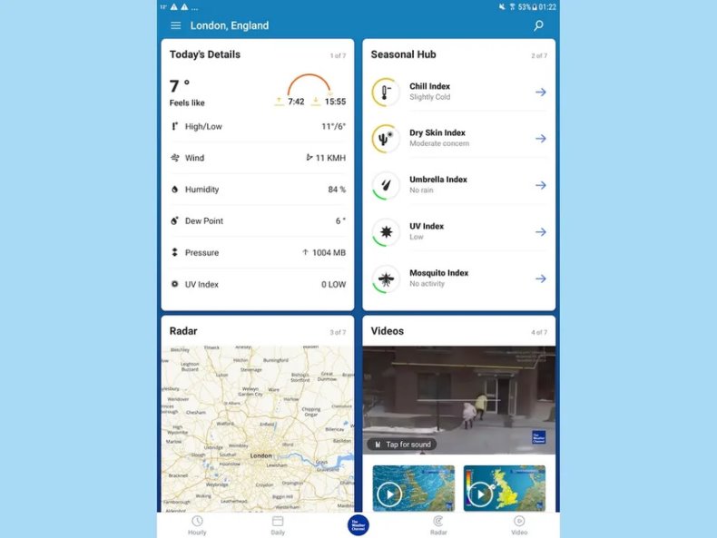 WEATHER CHANNEL (ANDROID; IOS: БЕСПЛАТНО)