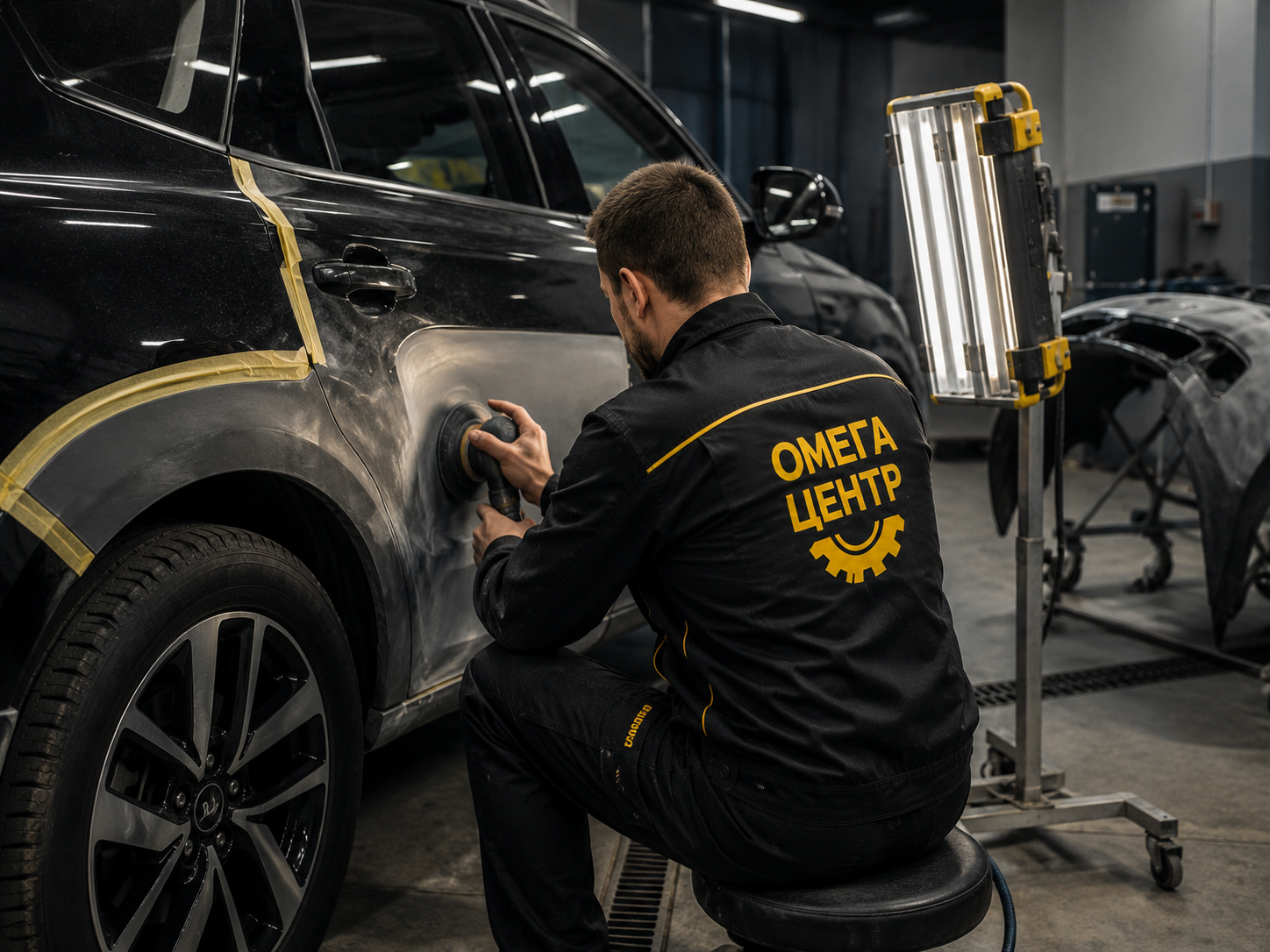 Кузовной ремонт автомобиля в автосервисе Омега Центр