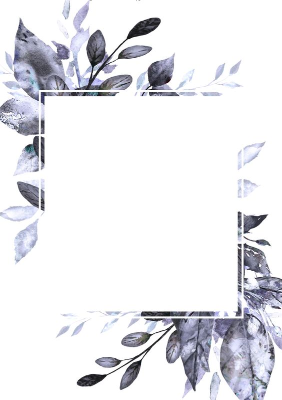 Фото владельца в рамке из листьев