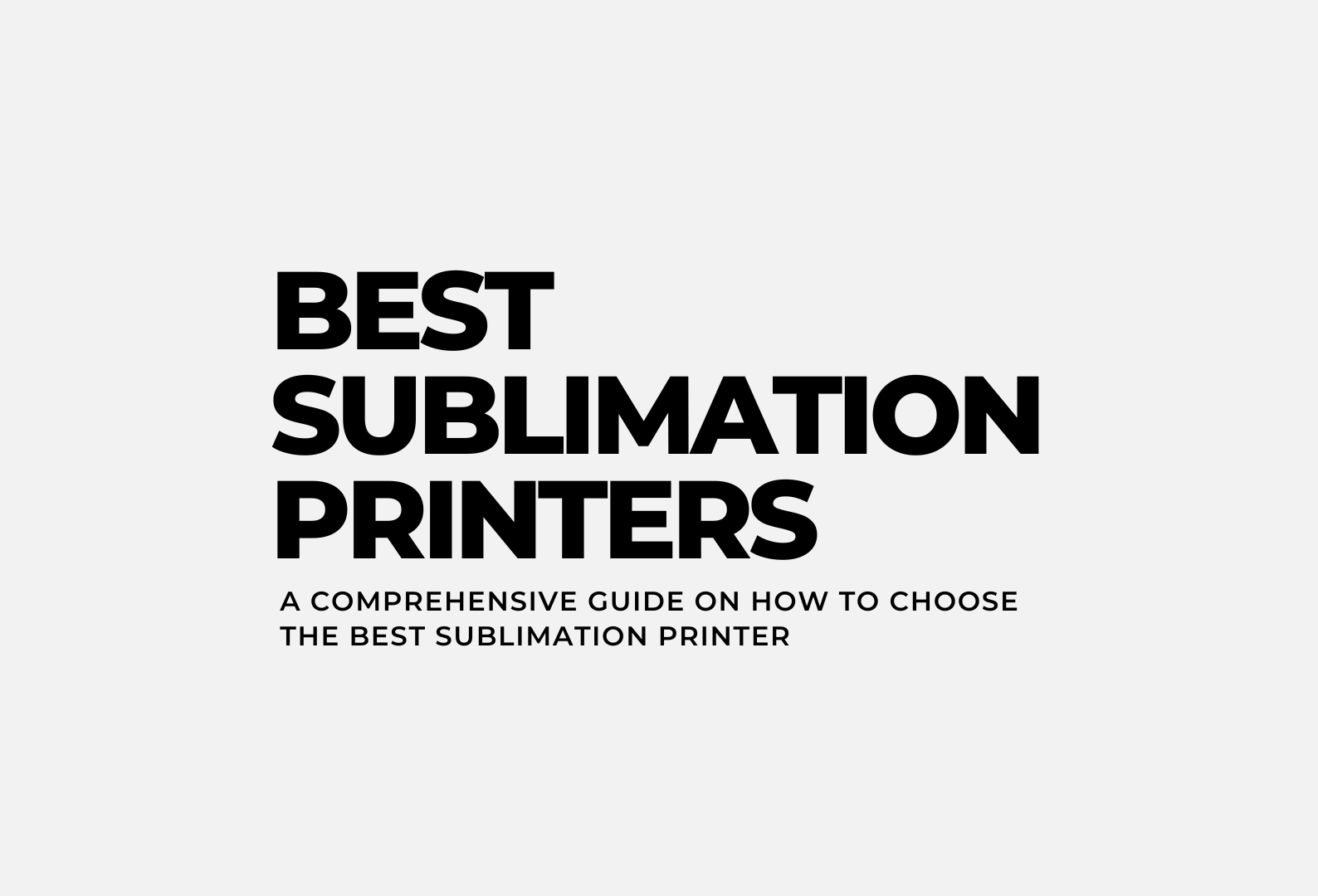 Какой принтер подходит для сублимационной печати?