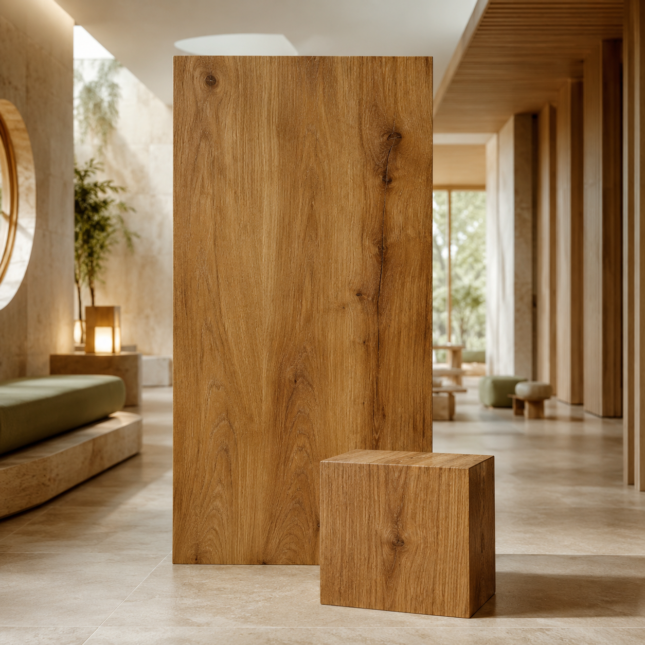 Wood material detail