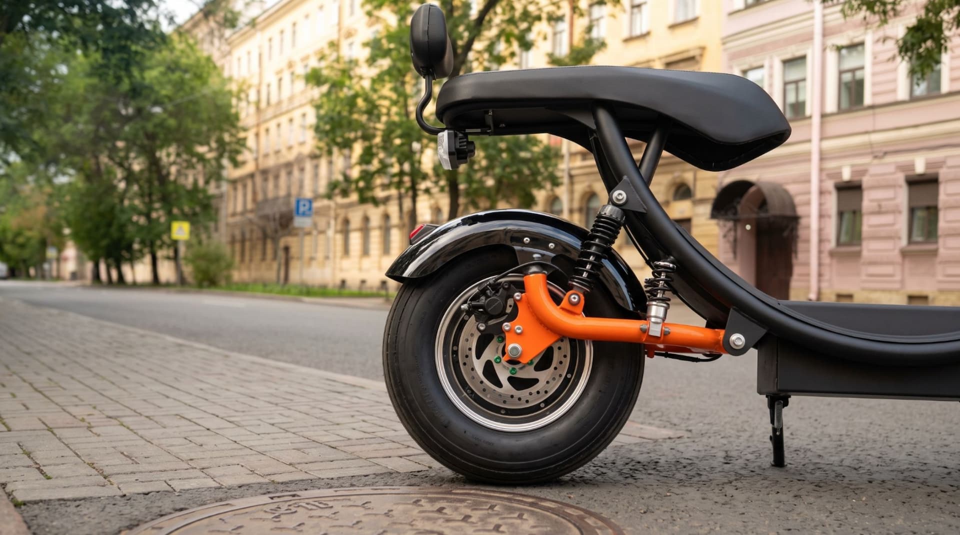 Колесо электроскутера Kugoo C2 Pro