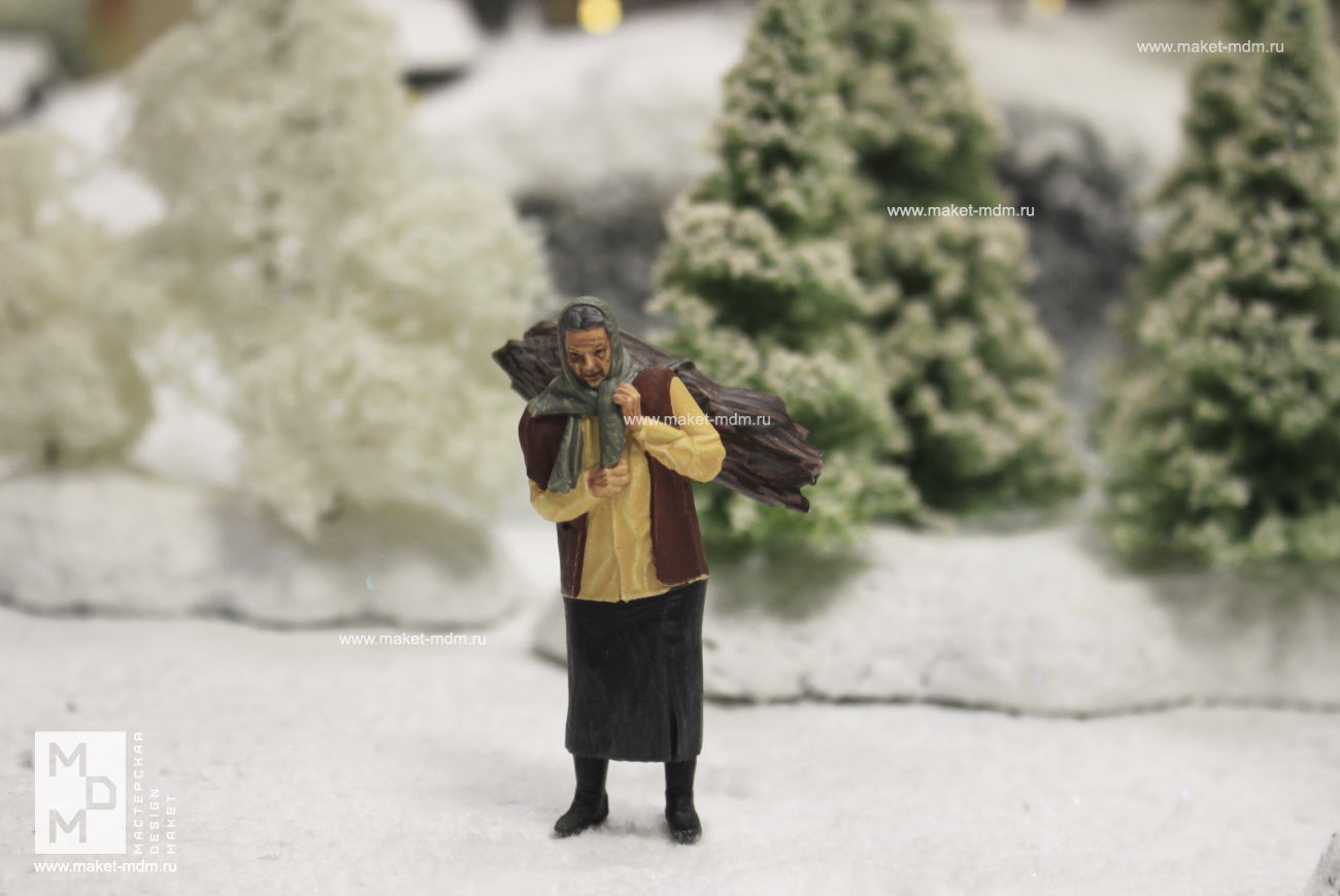 макет облачный полк ТЮЗ