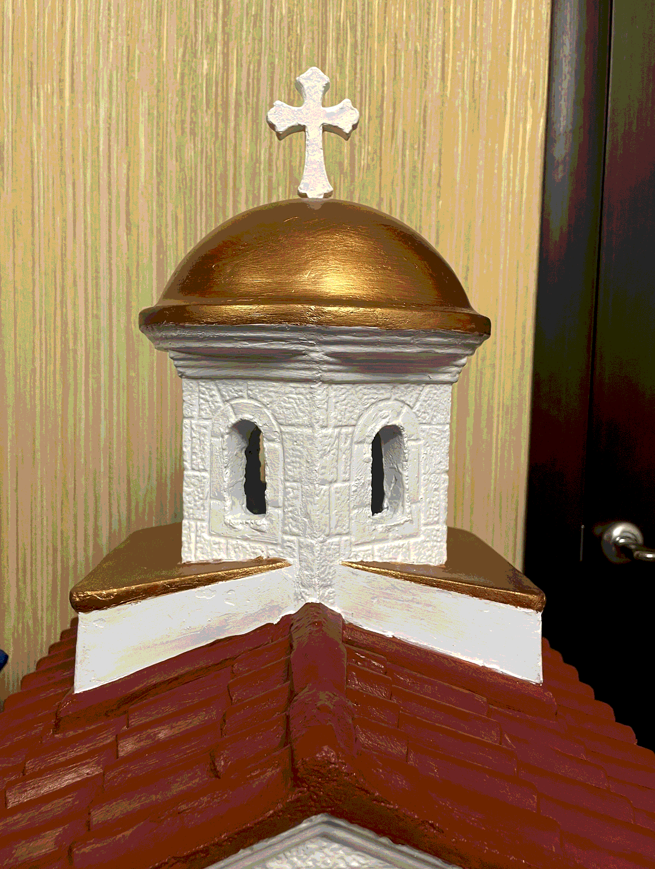 мини часовня Афон красная