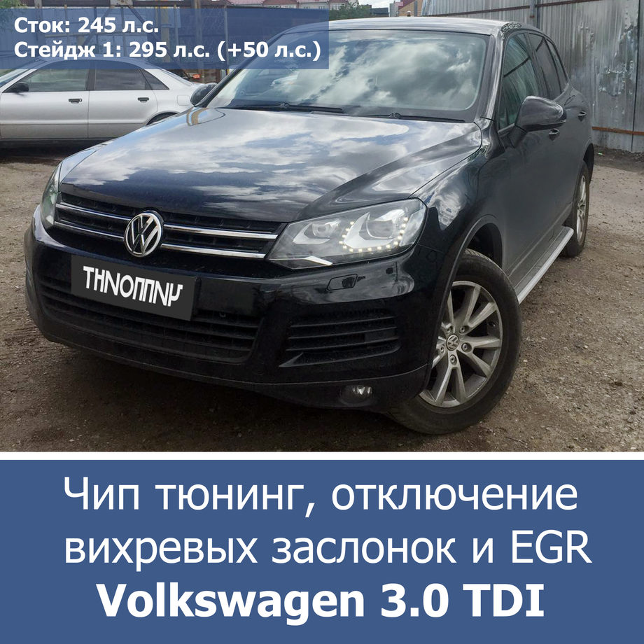 Чип-тюнинг Volkswagen Tiguan tdi - Stage1~ hp, ~ Nm - Vinyl Style