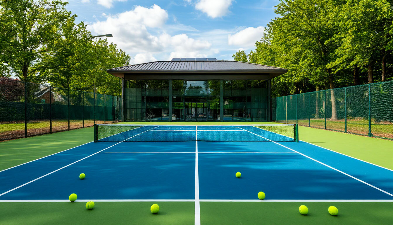 Корт теннисный рядом