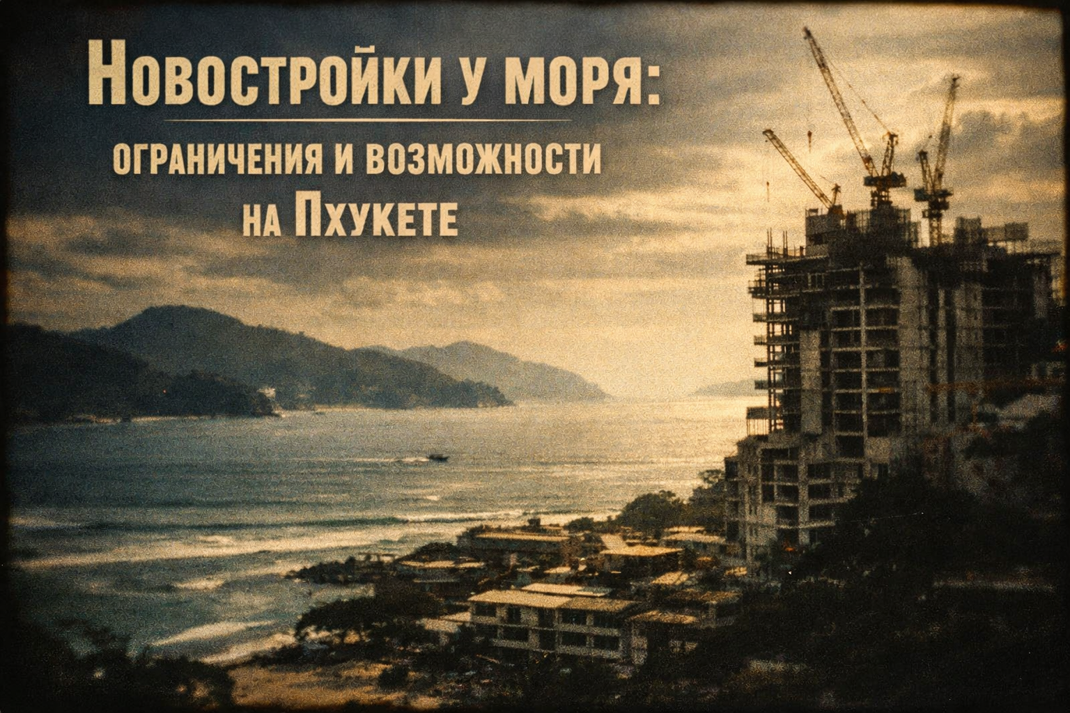 Близость к морю — мечта и реальность с жёсткими правилами Представьте: ваша квартира в кондо всего в 200–300 метрах от пляжа Карон или Банг Тао, с видом на Андаманское море и ежедневными прогулками по песку. В январе 2026 года такие новостройки остаются о