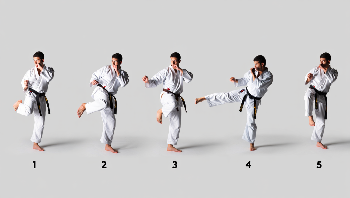 Mawashi Geri - круговой удар ногой