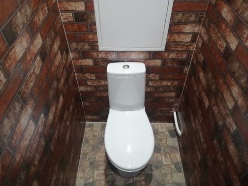 Отделка туалета панелями ПВХ: интересные идеи (фото)