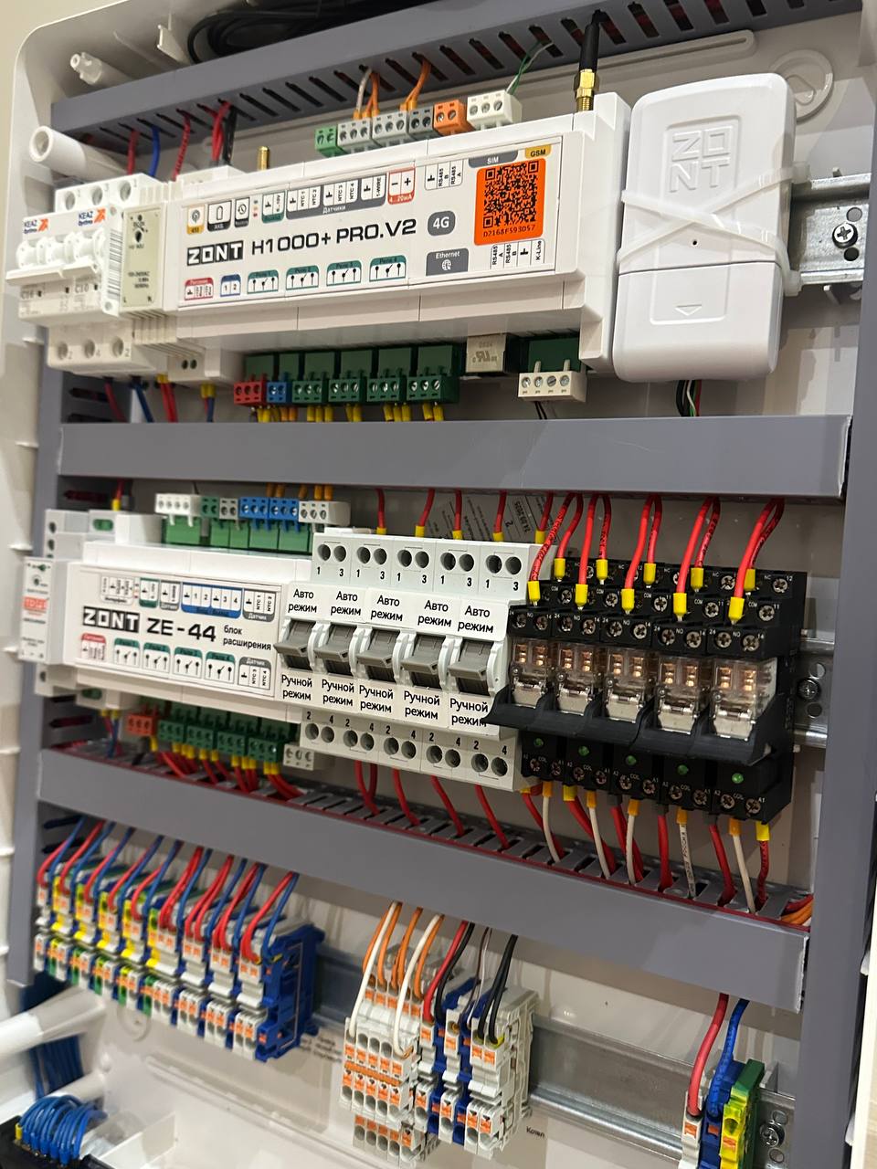 Щит автоматики Logic House на контроллере ZONT H1000+ PRO V.2