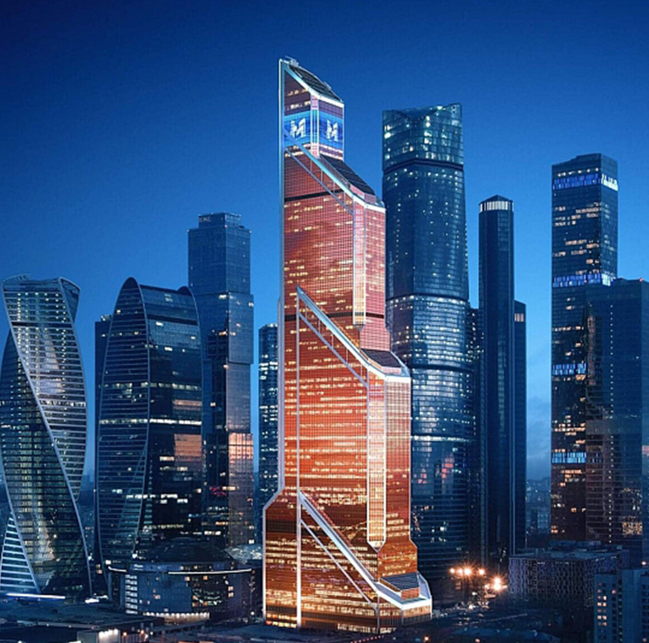 Москва сити башня меркурий фото