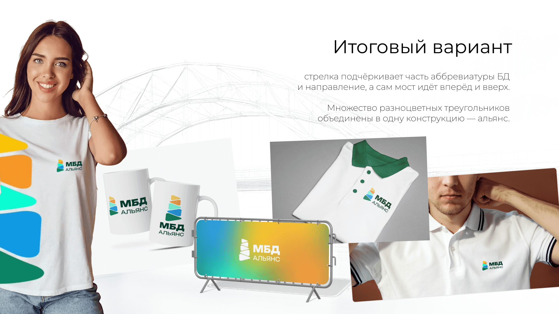 Варианты использования итогового разработанного логотипа на мерче