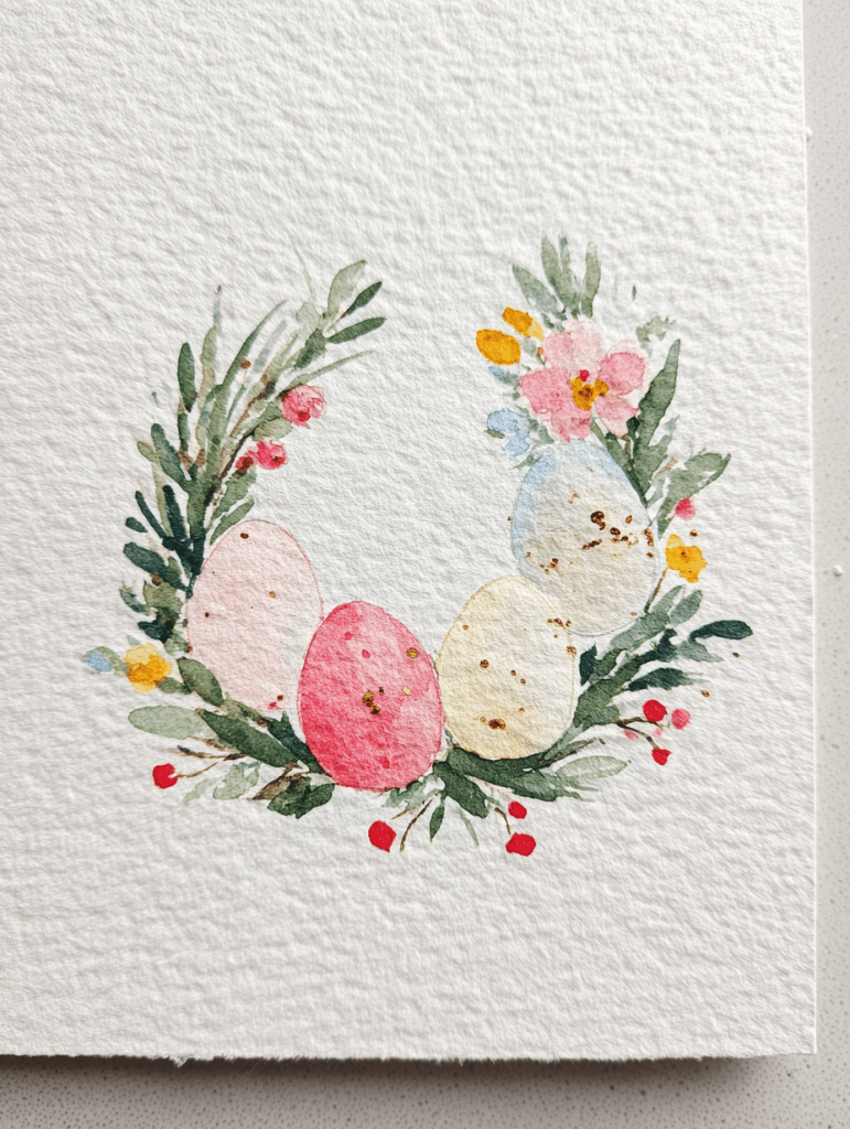 10 простых идей для весенней акварельной живописи для начинающих 37