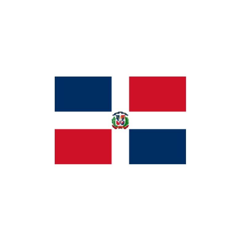 Clear flag. Флаг доминиканской республики. dominicano republic flag vector.