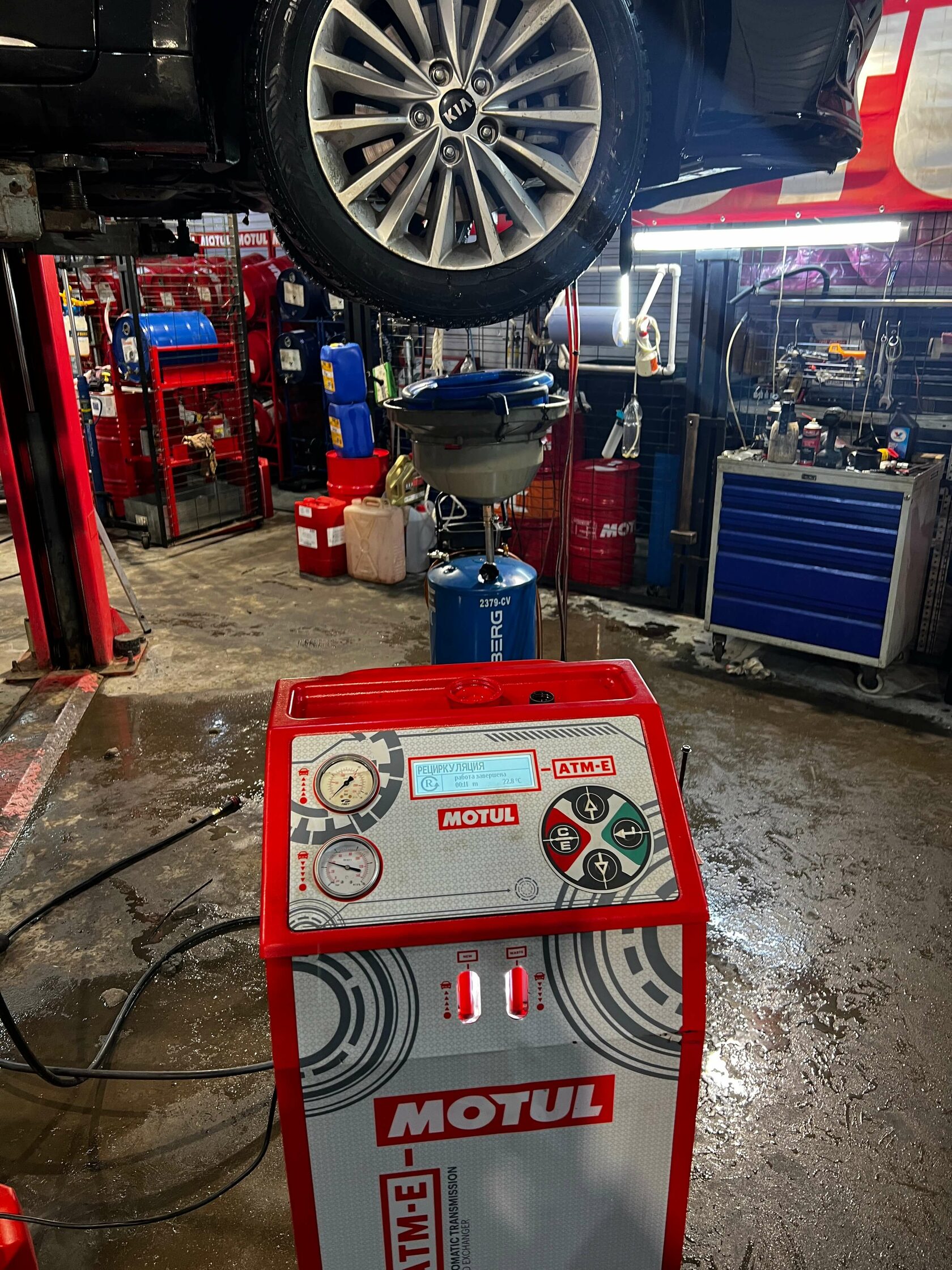 Результат замены масла в Motul Team