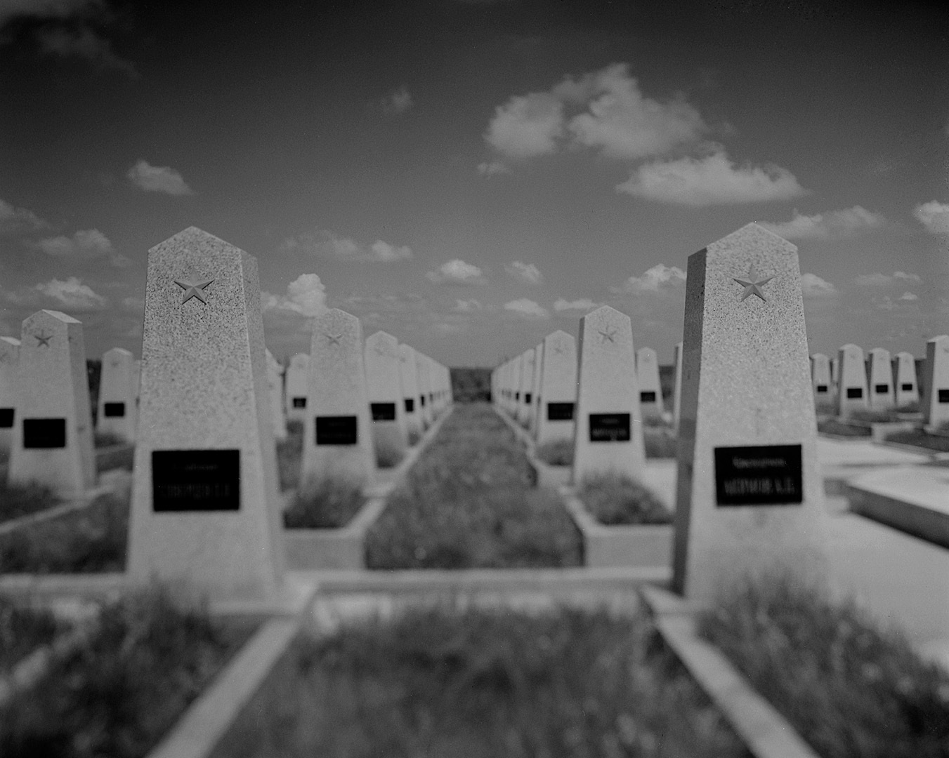 Huangshan Russian Military Cemetery. Harbin. China. 4x5 Negative. 2009.