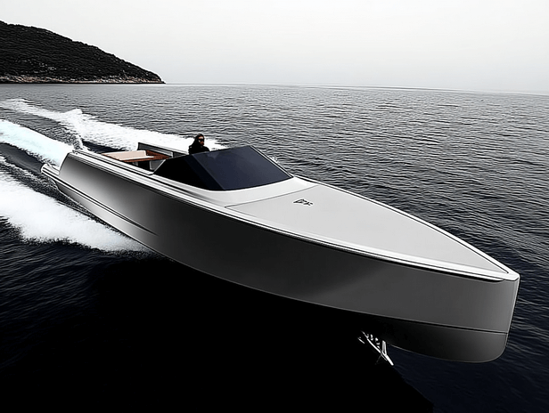 лодка катер из алюминия 