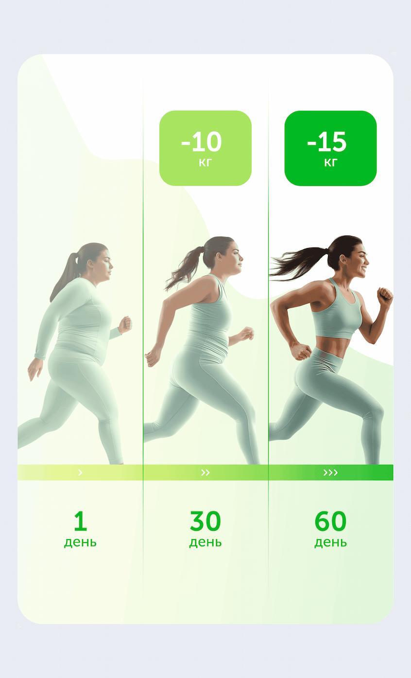 Девушка худеет на 15кг за 60 дней с Grow Food